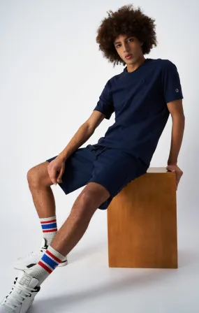 Champion Icons Dark Blue Tonal C Logo Fleece Shorts